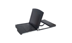 17" 1U single rail LCD w/16 port DB-15 KVM Switch - AL-V716L