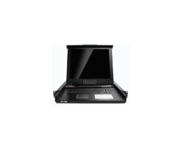 1U rack mount 19" LED KVM switch 8 ports HDB-15 with touch pad+Mouse - AL-V908P