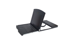 17" 1U single rail LCD w/8 port Cat-5 KVM Switch - AL-UV708L