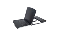 17" 1U single rail LCD w/32 port Cat-5 KVM Switch - AL-UV732L